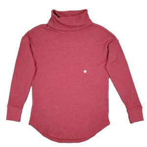 Eddie Bauer XS Waffle Knit Sweater Myraid Performance Longsleeve Turtleneck